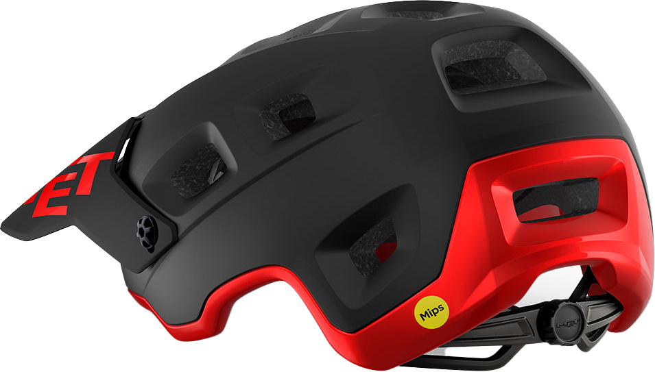 Beklædning - Cykelhjelme - MET Helmet Terranova MIPS - Sort/Rød