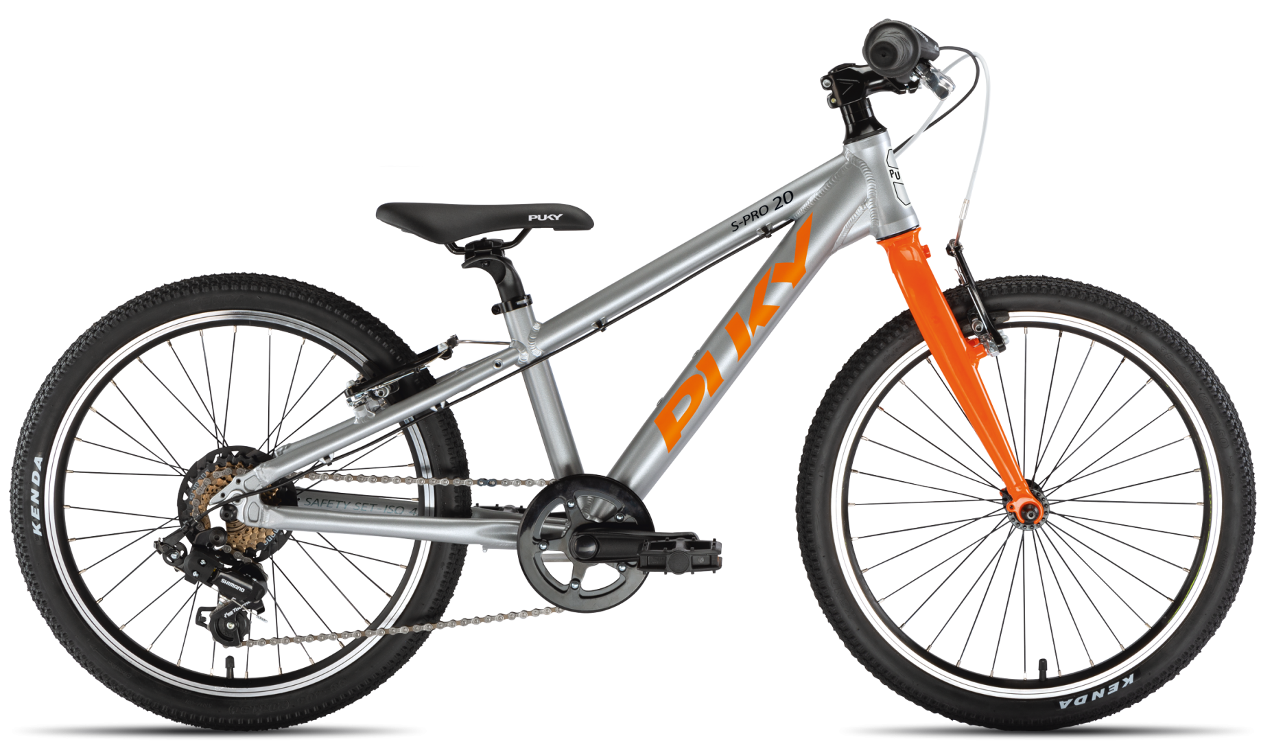 Cykler - Børnecykler - PUKY LS-Pro 20-7 SuperLight 20" - Sølv/Orange