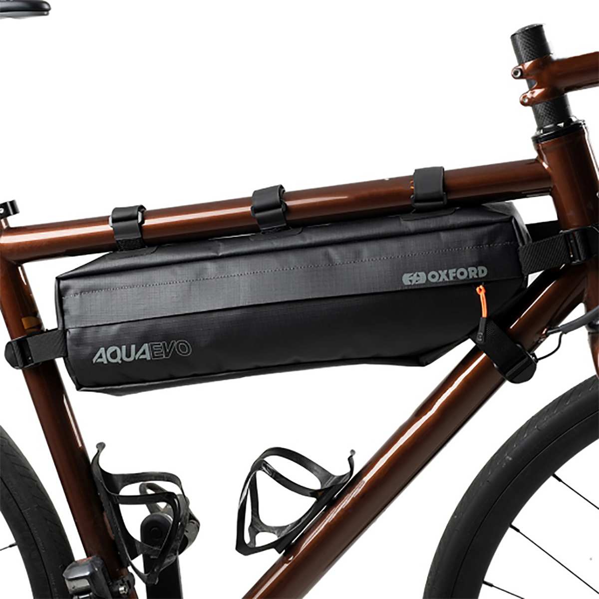 Tilbehør - Cykeltasker - OXC Frame Pack Vandtæt Steltaske - Black