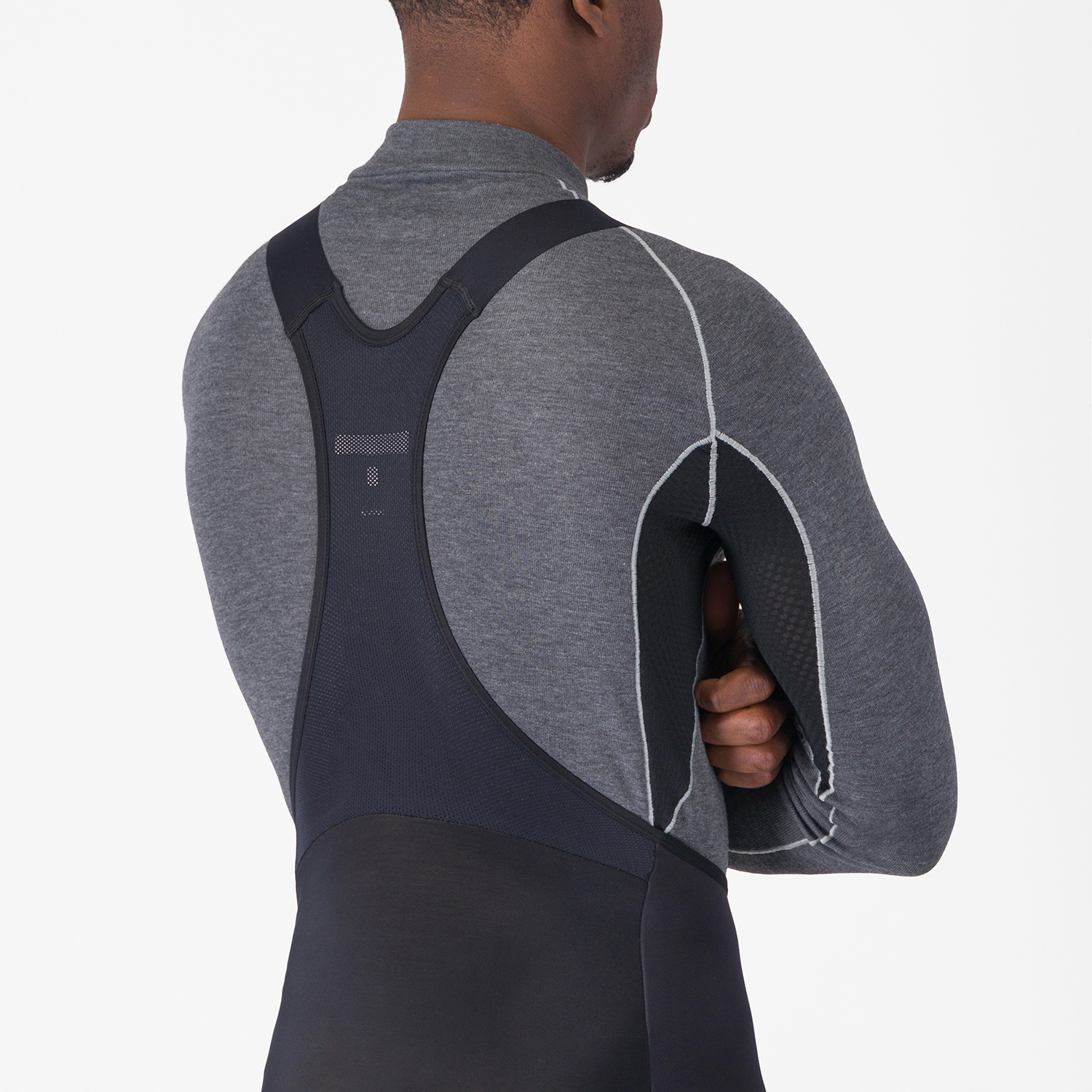 Beklædning - Cykelbukser - Castelli POLARE 4 BIBTIGHT - Black