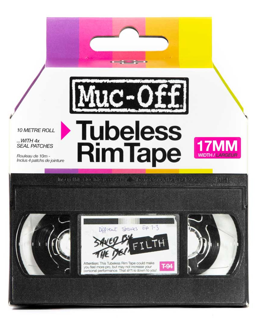 Se Muc-Off Rim Tubeless Tape 17 mm - 10 meter hos Cykelexperten.dk