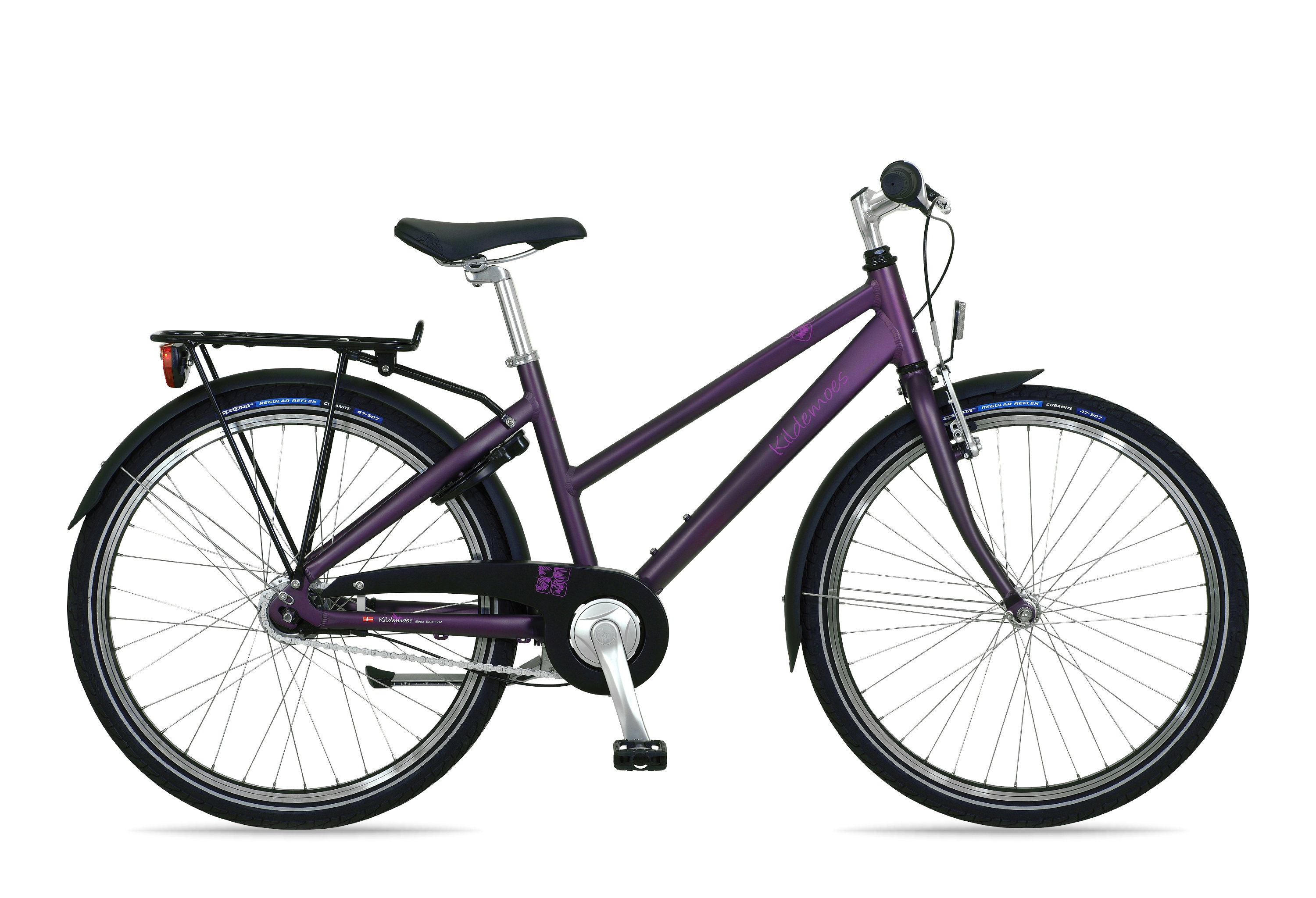 Cykler - Børnecykler - Kildemoes Bikerz 7g Pige 24" 2020 - Lilla