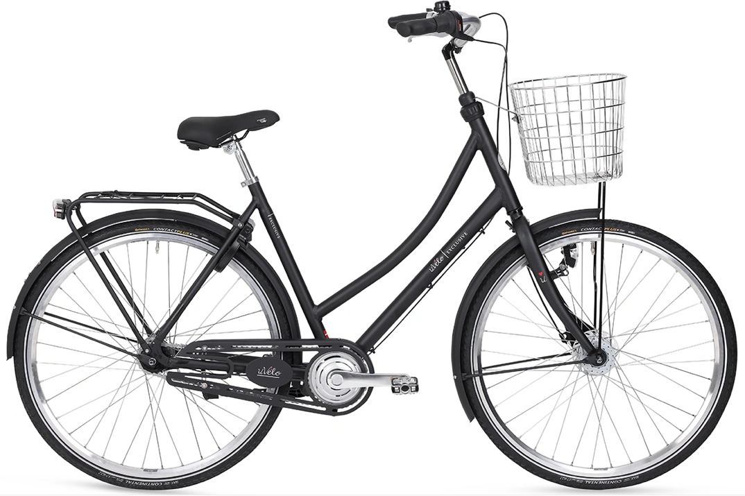 Uvélo Exclusive 7g Dame 2022 Mat Sort Fra Uv