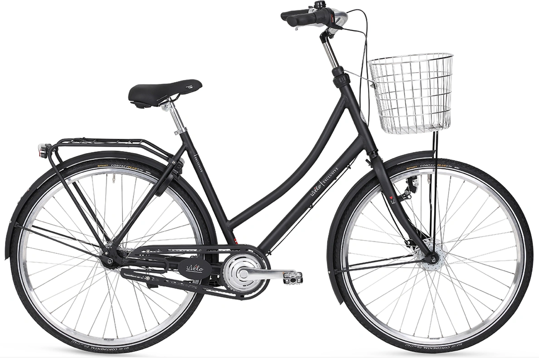 Cykler - Damecykler - uVélo Exclusive 7g Dame 2022 - Mat Sort (Udstillingsmodel)