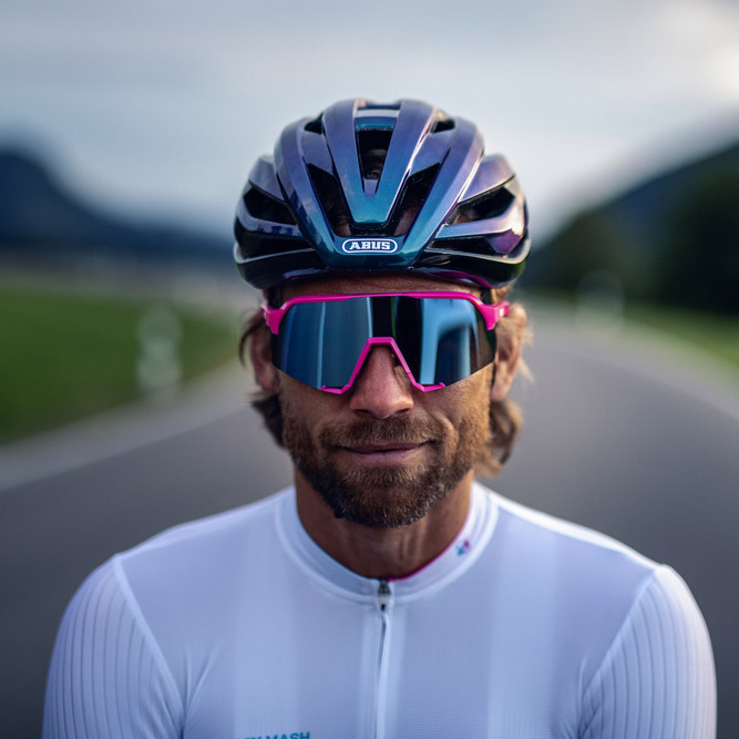 Beklædning - Cykelhjelme - Abus StormChaser - Rød/Brun