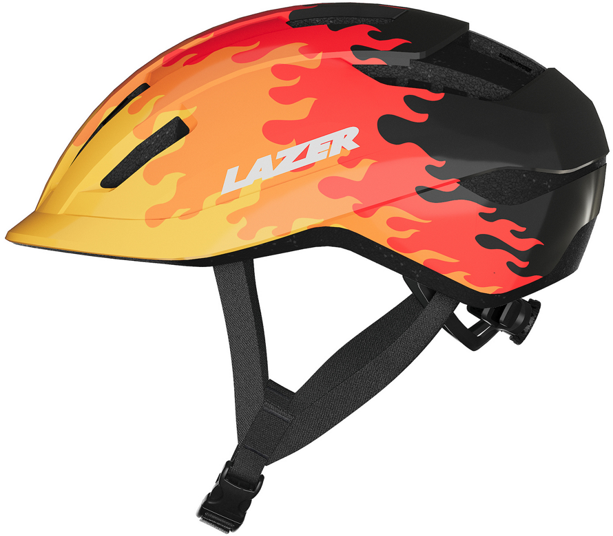 Beklædning - Cykelhjelme - Lazer J1 Kineticore cykelhjelm - Flames