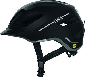 Abus Pedelec Mips Hjelm Led Lys Sort Elcykel Hjelm