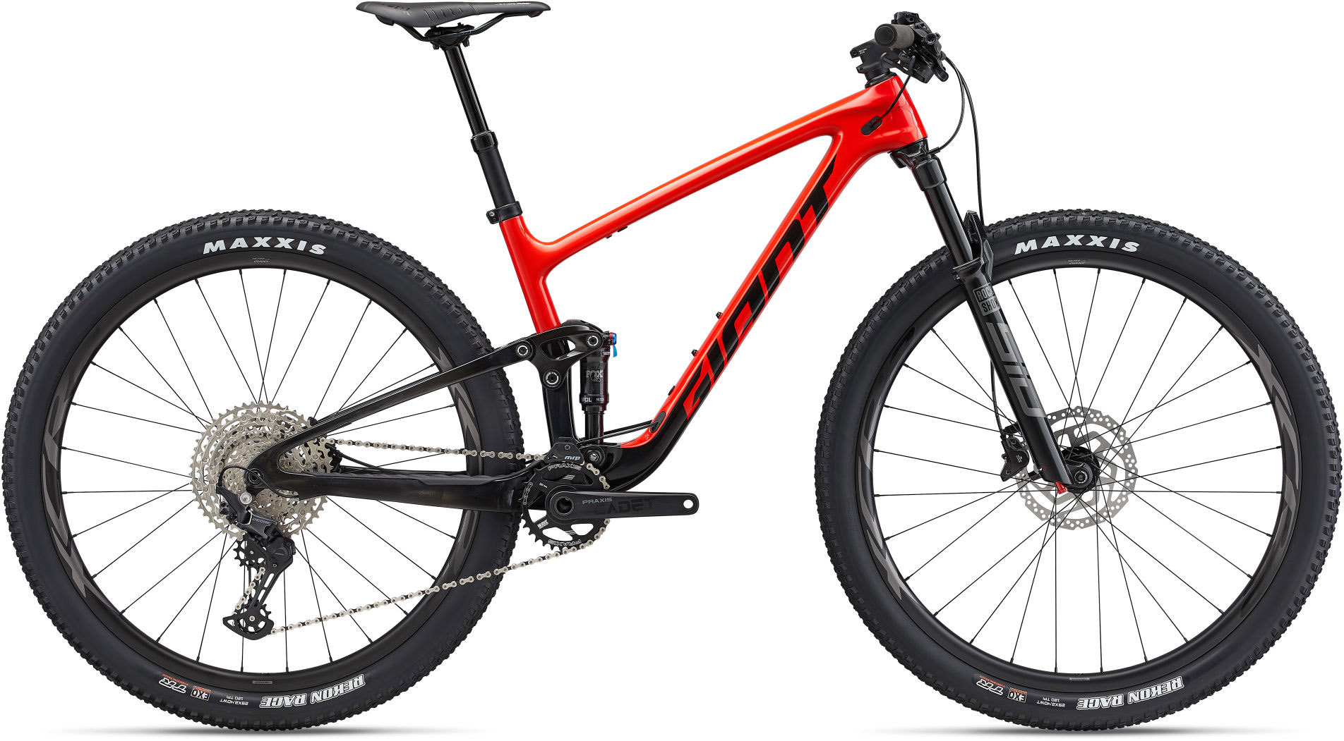 Se Giant Anthem Advanced Pro 29 3 2024 - Rød hos Cykelexperten.dk