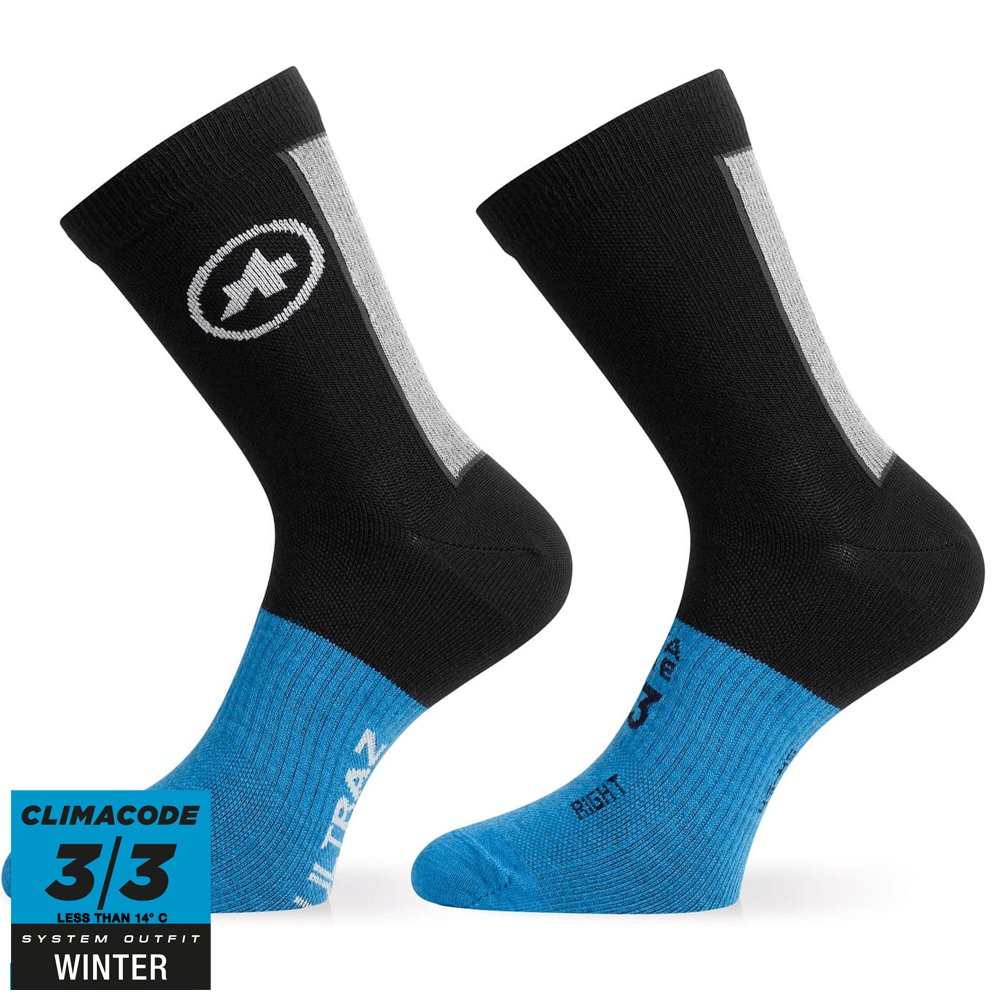ASSOS ULTRAZ WINTER black series Socks | cycling socks