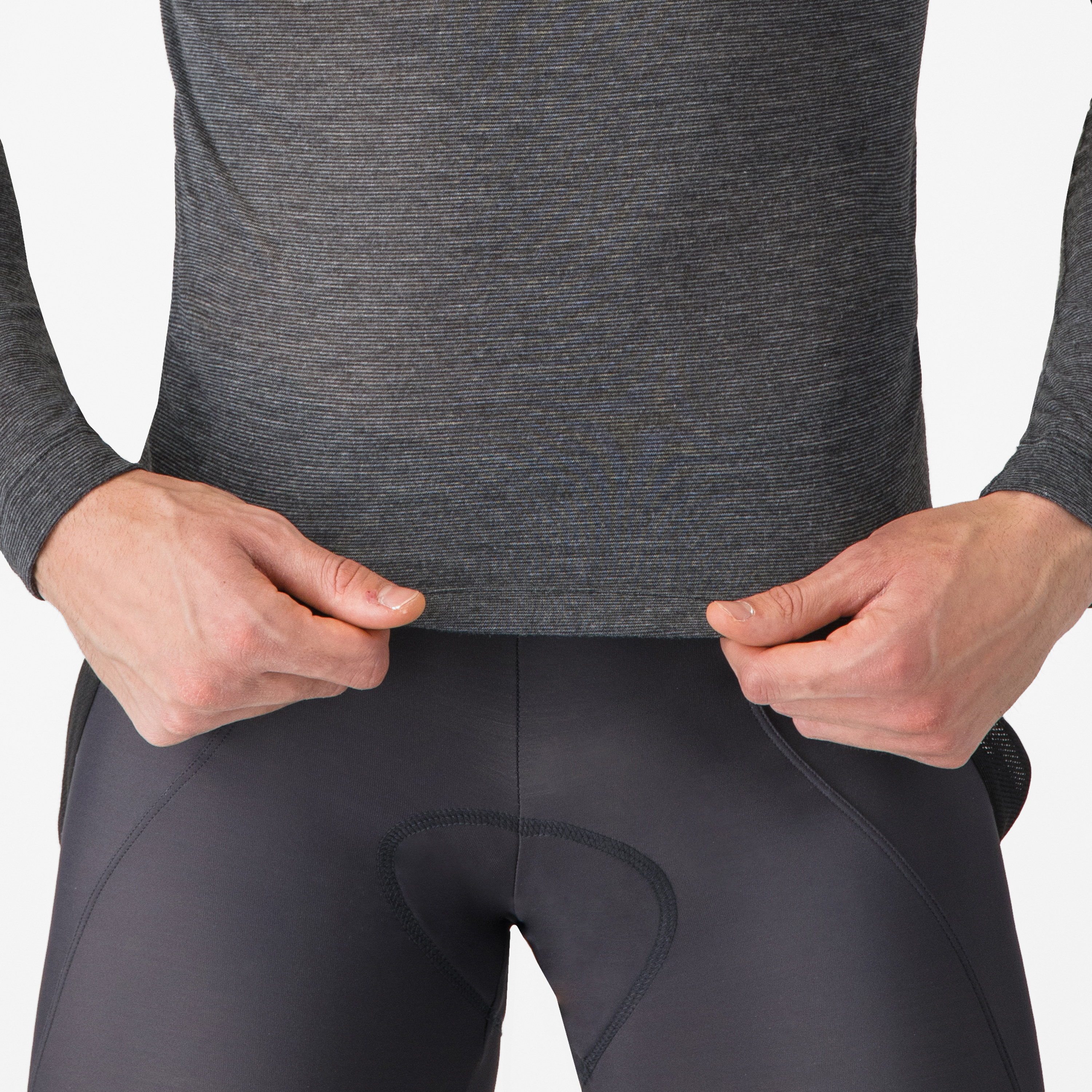 Beklædning - Baselayer / Undertøj - Castelli MEDIO Base Layer LS - Melange Gray