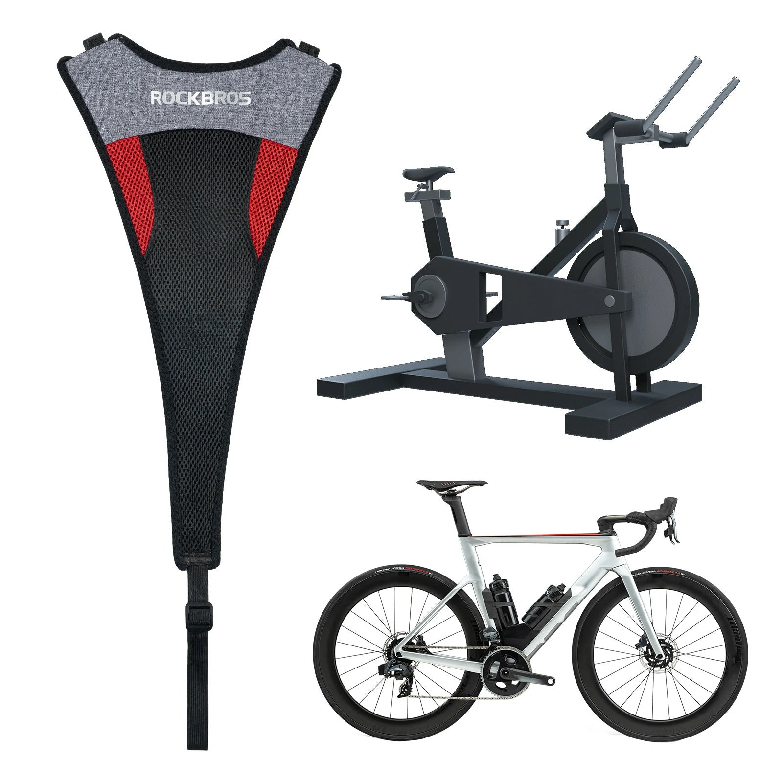 Tilbehør - Hometrainer - Hometrainer udstyr - RockBros Svedfanger til Hometrainer