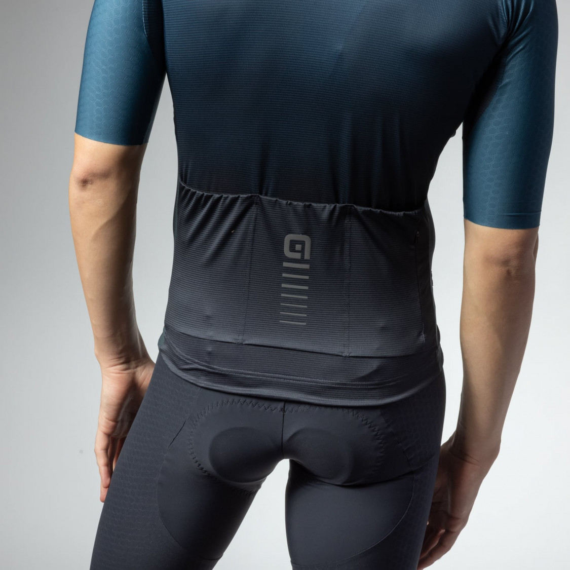 Beklædning - Cykeltrøjer - Alé Jersey R-EV1 Man Velocity 2.0 - Grey/Blue