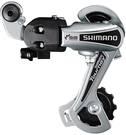 Shimano Bagskifter 6 Speed SS - RD-TY21 Tourney - Sort