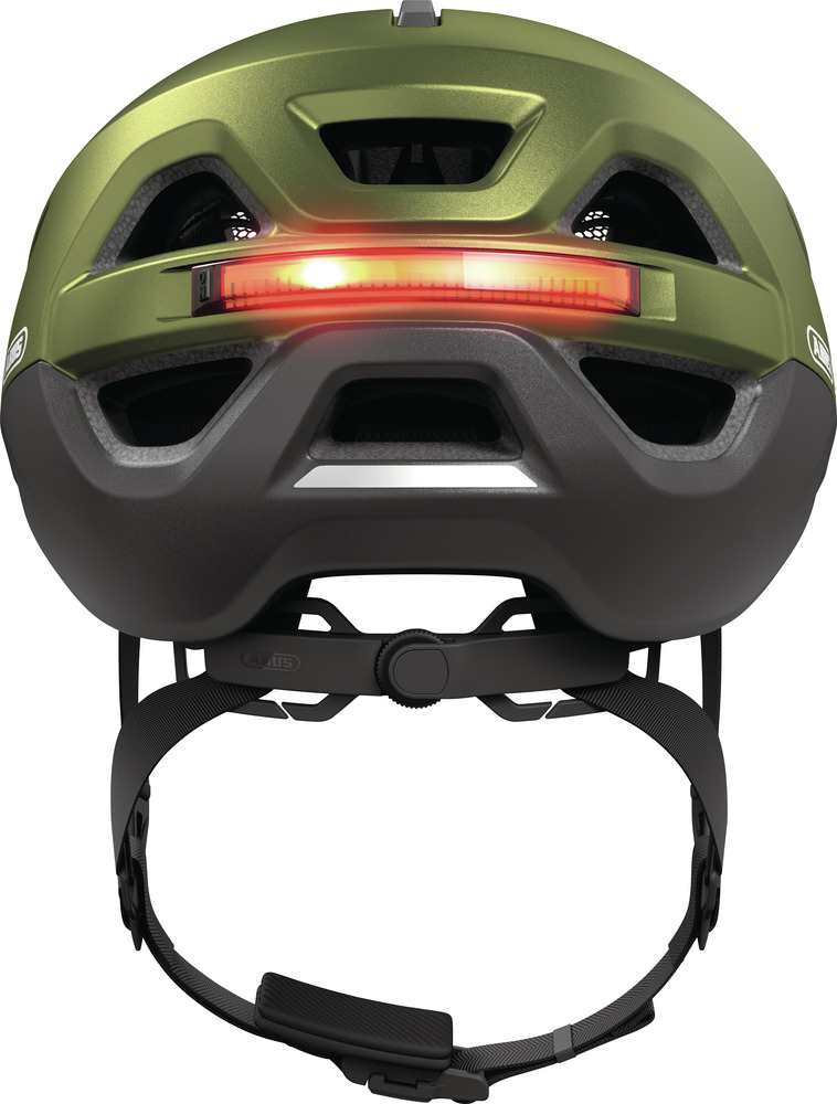 Beklædning - Cykelhjelme - Abus Hjelm Urban-I 4.0 ACE m. LED - Pepper Green