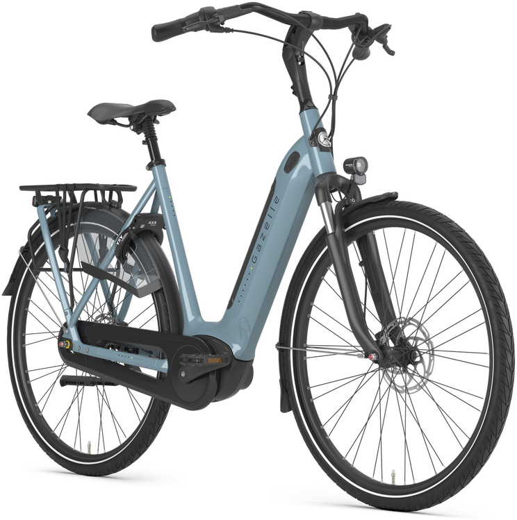 Cykler - Elcykler - Gazelle Grenoble C7+ HMB Dame  2024 - Blå