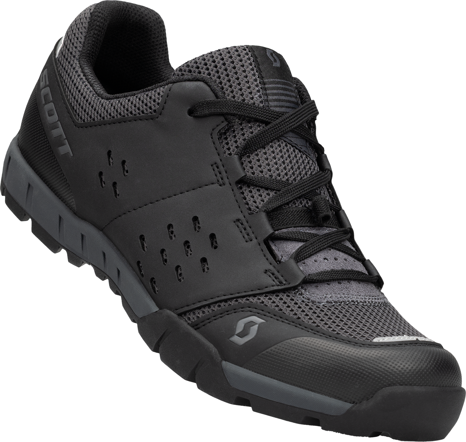 Beklædning - Cykelsko - Scott All Mountain Crus-r Lace SPD Sko - Black/Grey