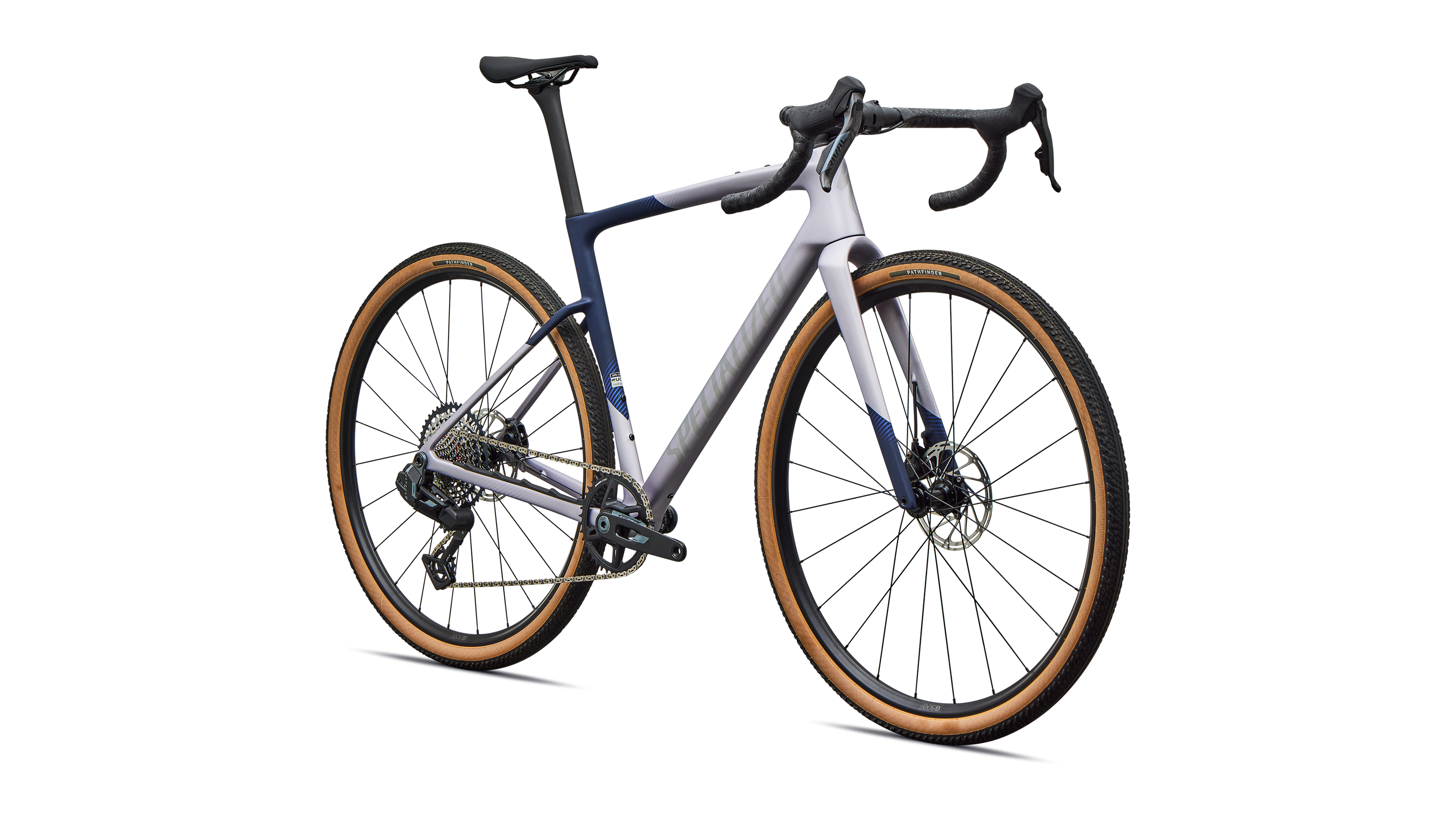 Cykler - Gravel cykler - Specialized Crux 5 Comp SRAM Rival XPLR 2027 - Amethyst Frost/Deep Marine/Shadow Silver