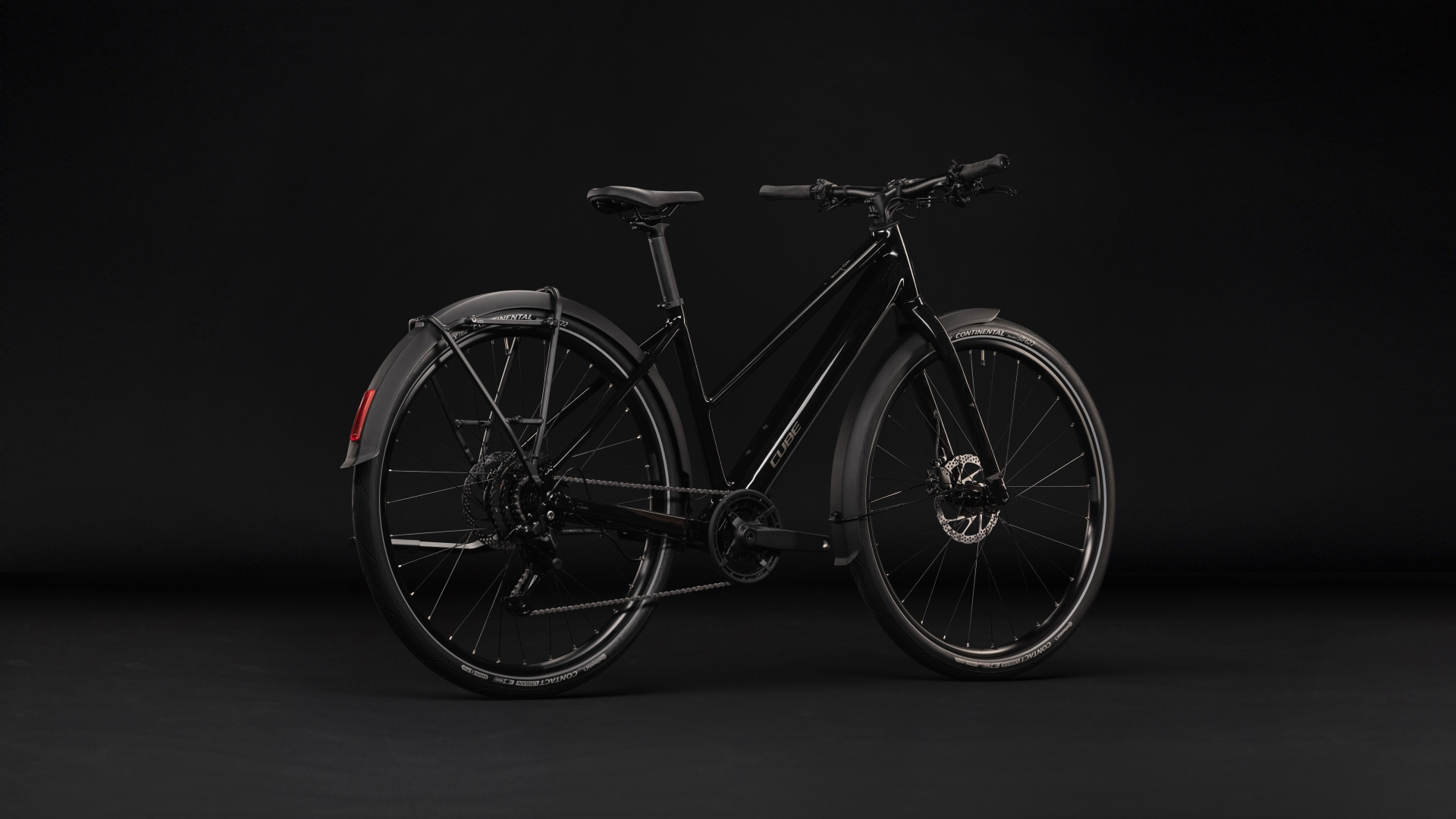 Cykler - Elcykler - Cube Editor Hybrid ONE 360 FE (Fully Equipped) Trapeze Dame 2027 - Black´n´Irongrey