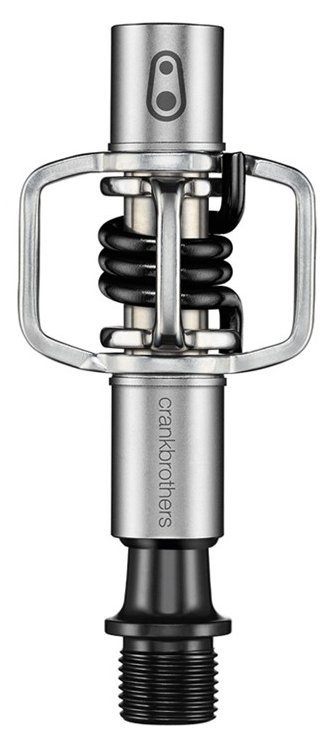 Tilbehør - Pedaler & Klamper - CrankBrothers Pedal Eggbeater 1 - Silver/Black