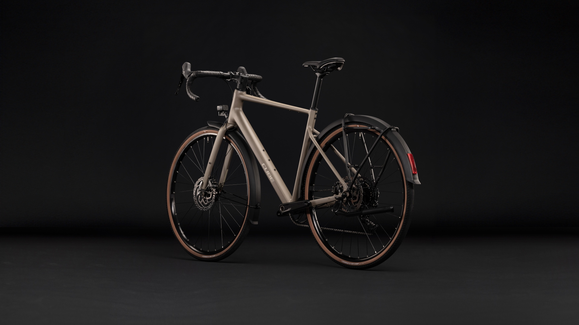 Cykler - Gravel cykler - Cube Nuroad ONE FE (Fully Equipped) 2027 - Wood´n´Grey