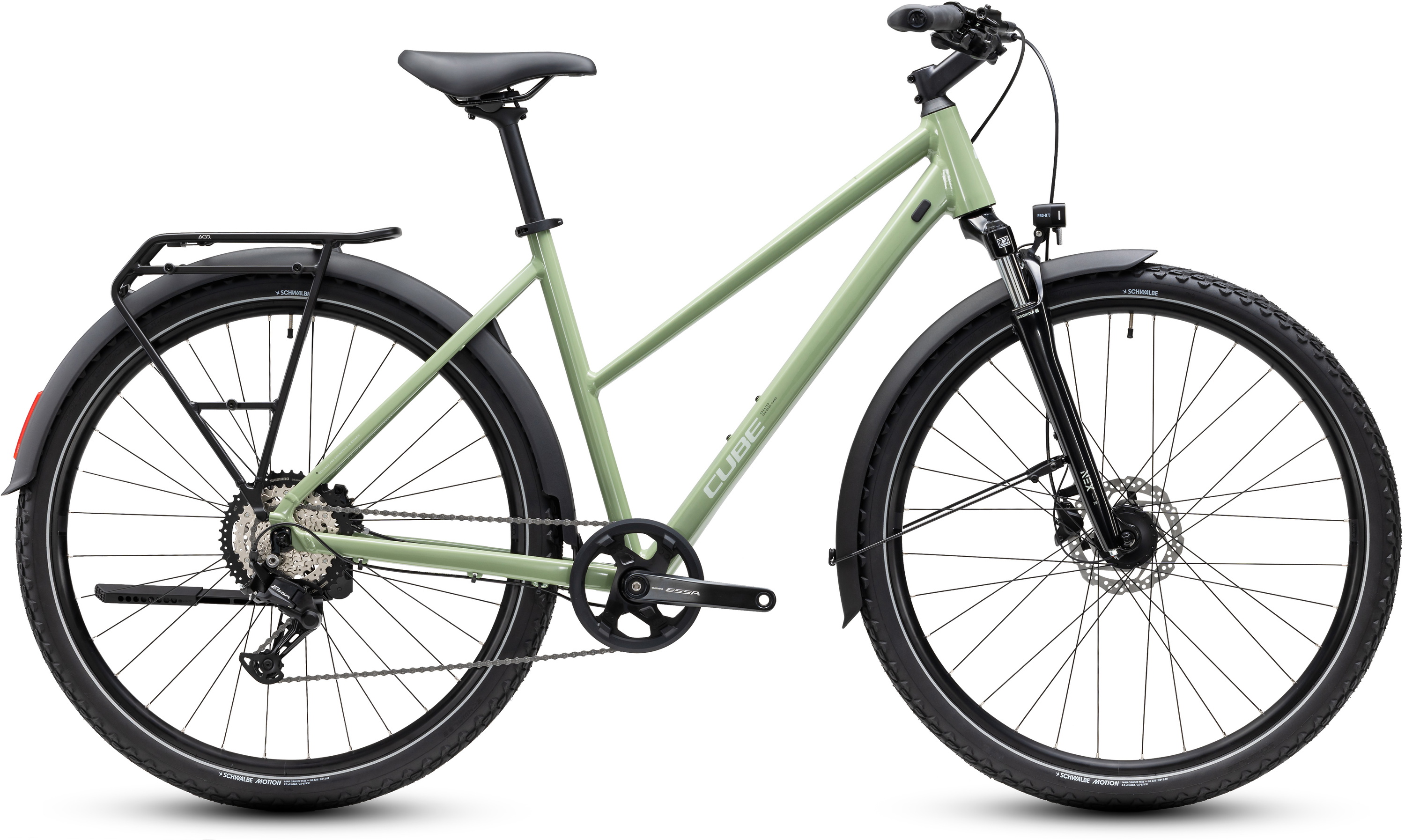 Cube Nature ONE FE (Fully Equipped) Trapeze Dame 2027 - Almondgreen´green