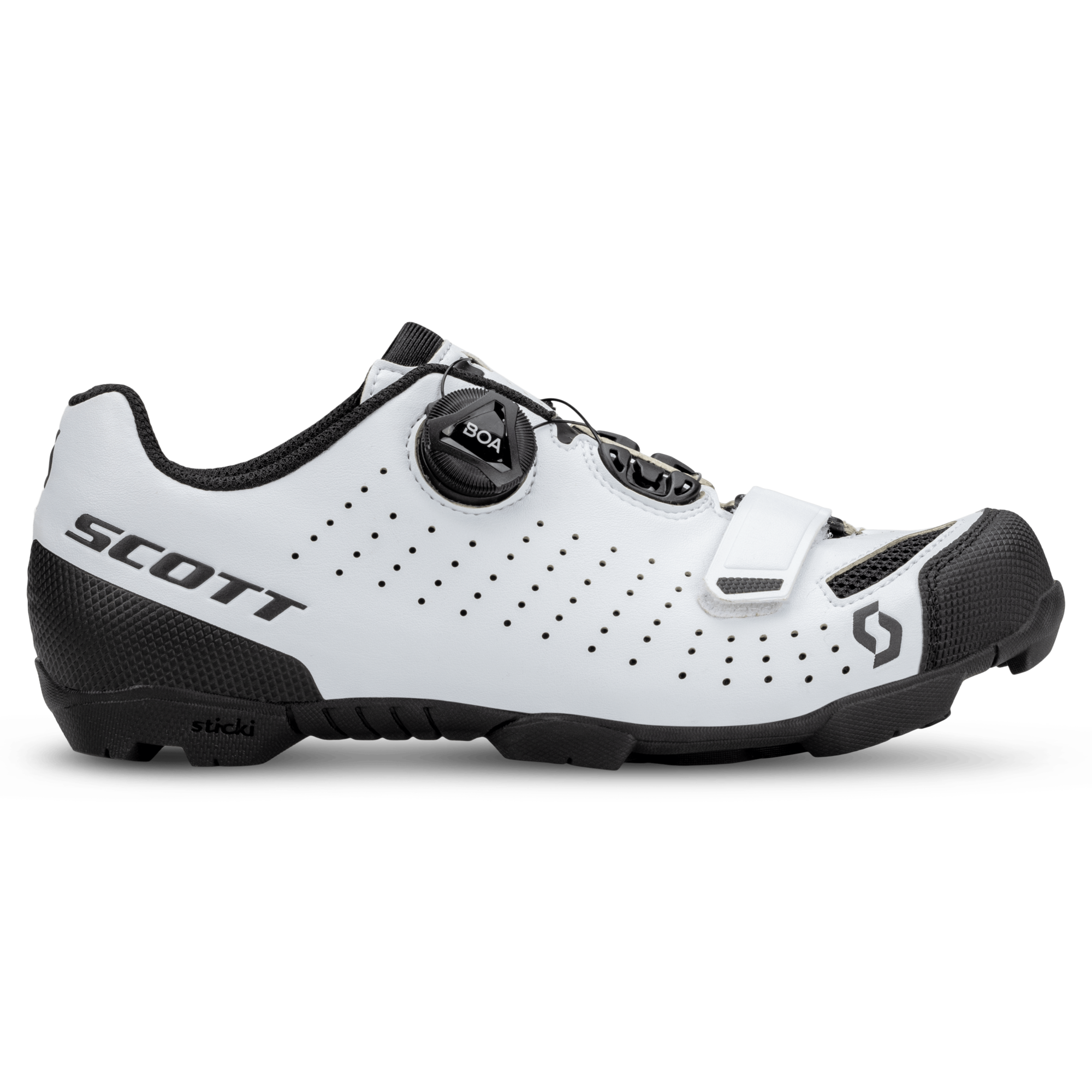 Beklædning - Cykelsko - Scott Shoe Womans Mtb Comp Boa - White Black