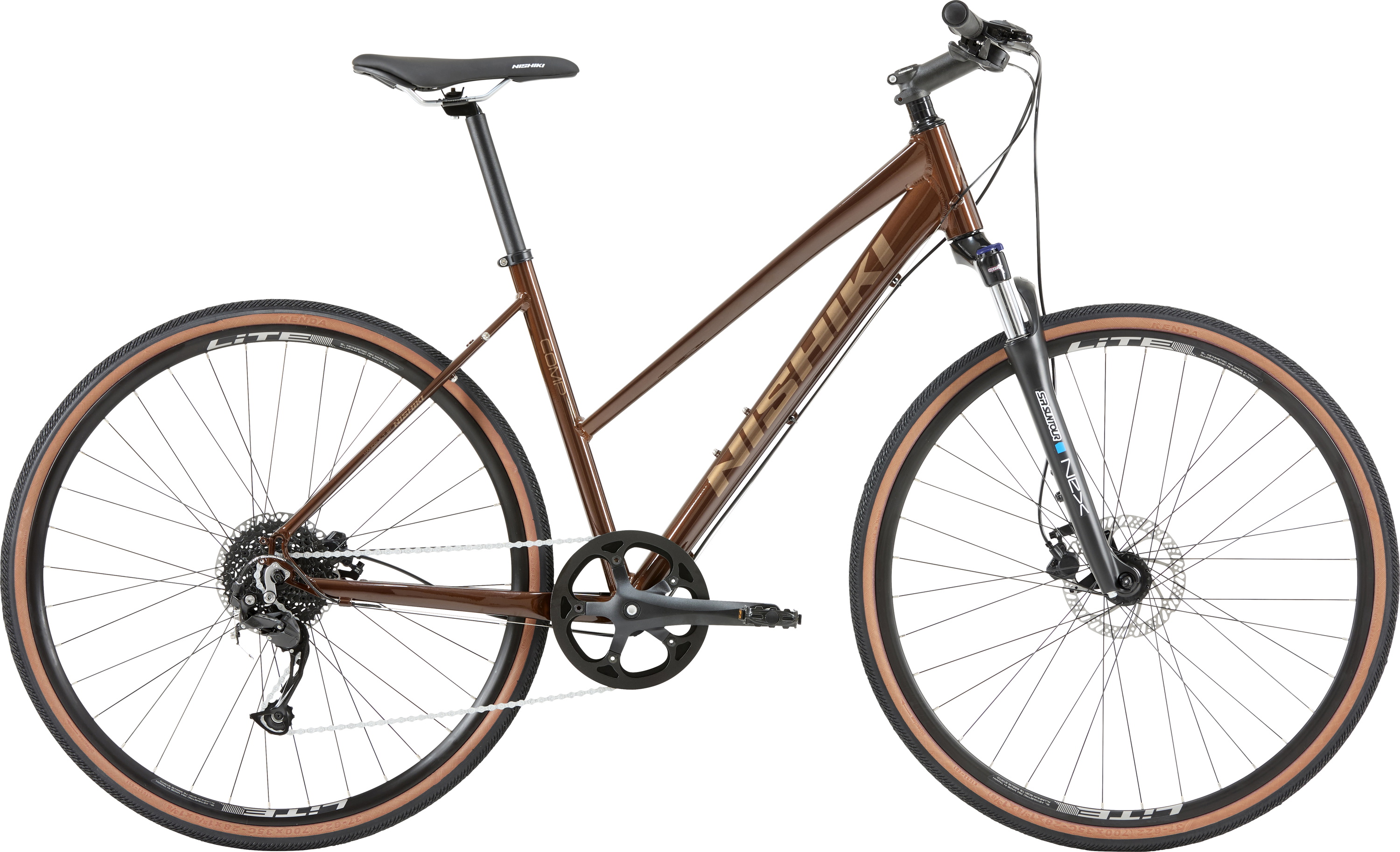 Nishiki Comp X-Nine Dame 9g 2026 - Brun