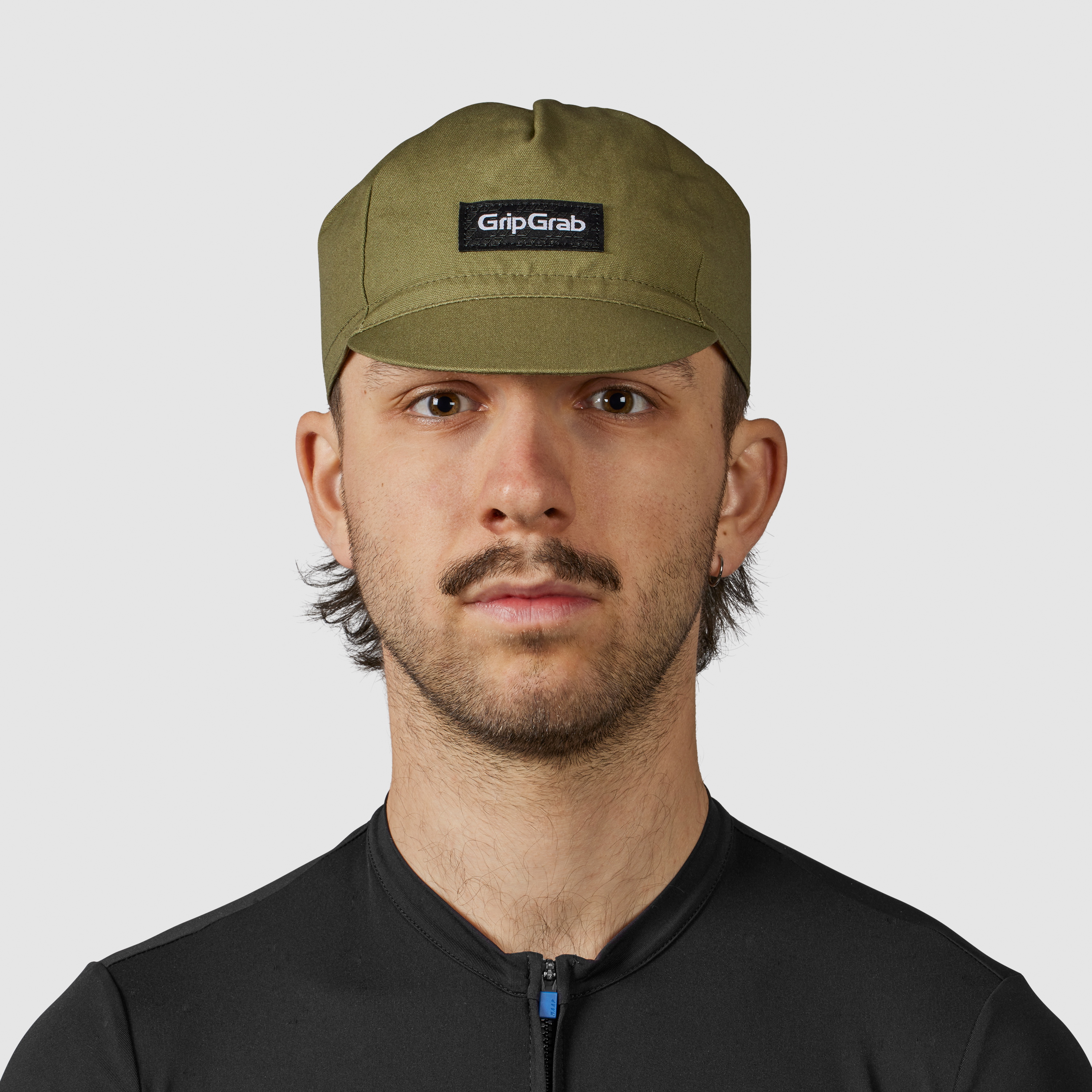Beklædning - Cykelkasketter - GripGrab Classic Bomulds Cycling Cap - Olive Green