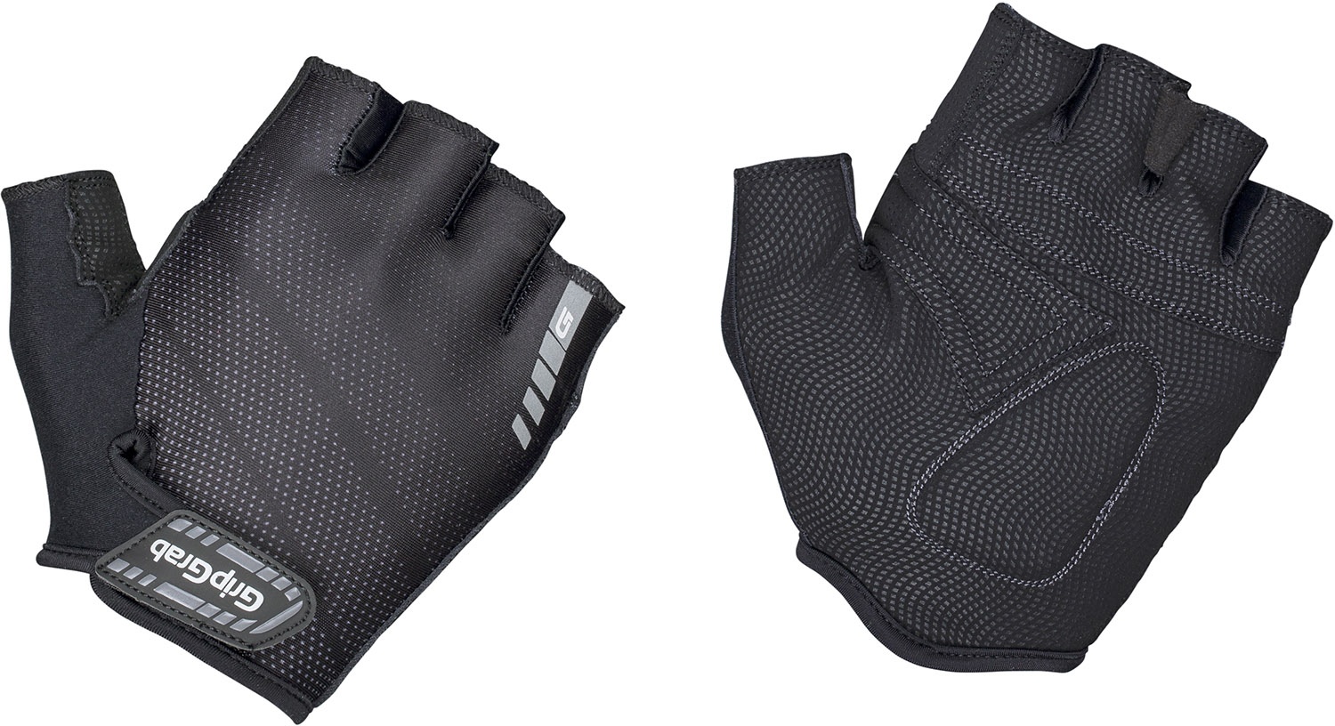 Beklædning - Cykelhandsker - GripGrab Rouleur Polstret Kortfingret Handske - Sort
