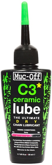 Se Muc-Off Dry Lube - C3 Ceramic Olie - 50 ml hos Cykelexperten.dk