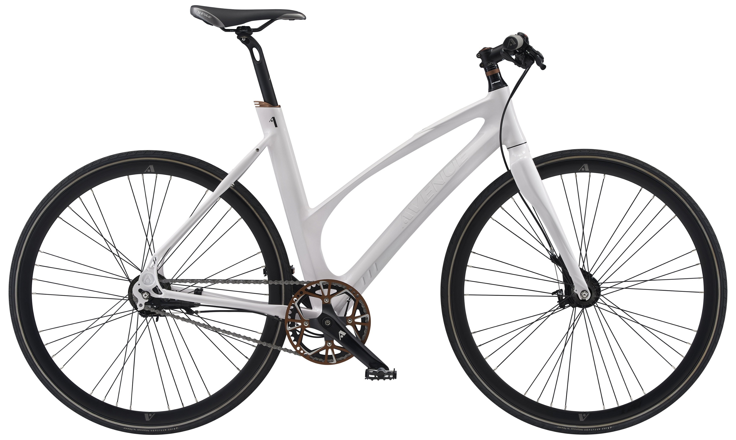 Cykler - Damecykler - Avenue Broadway Dame Nexus 7g RB 2023 - Hvid