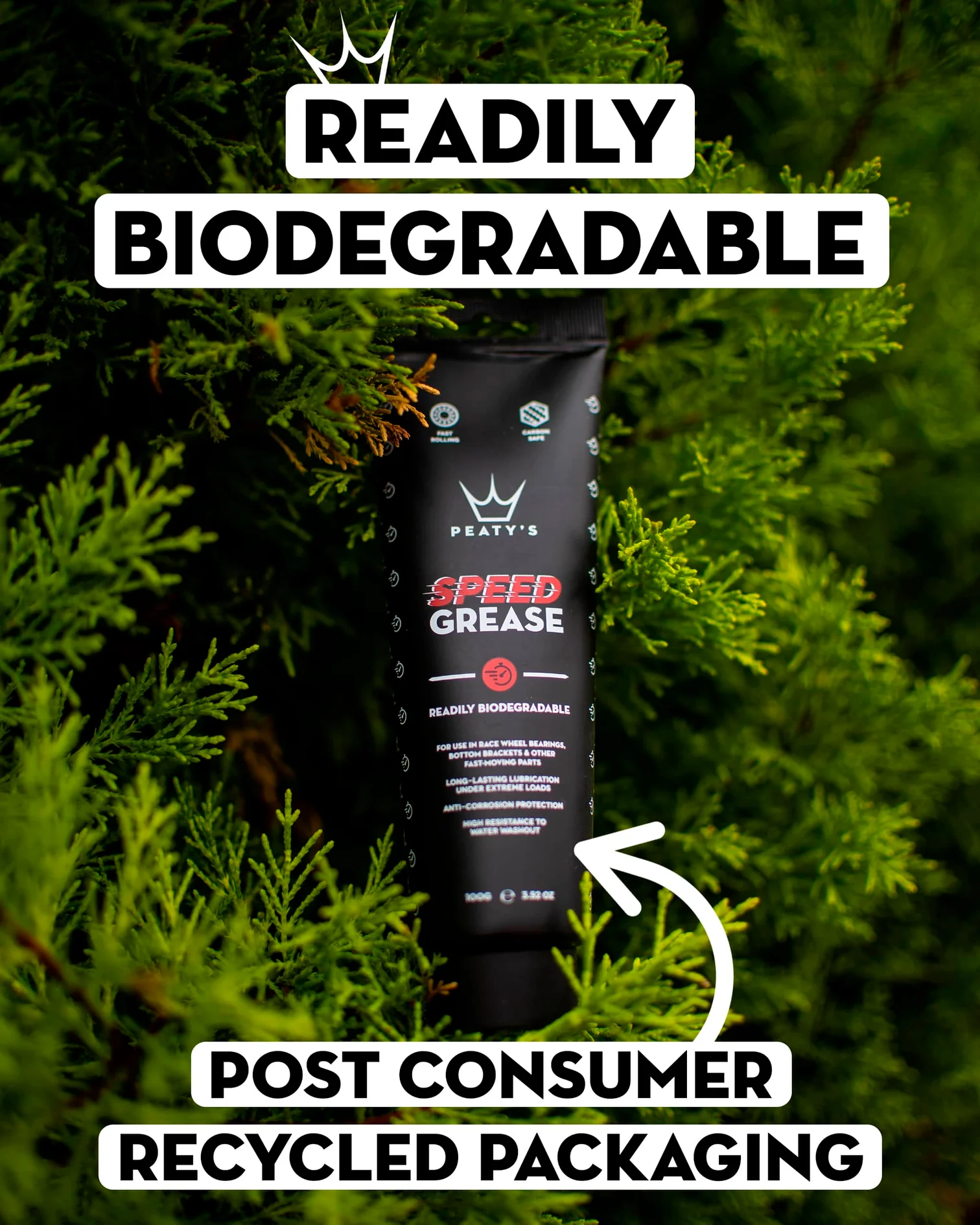 Tilbehør - Olie / Fedt - Peaty's Speed Grease 100g