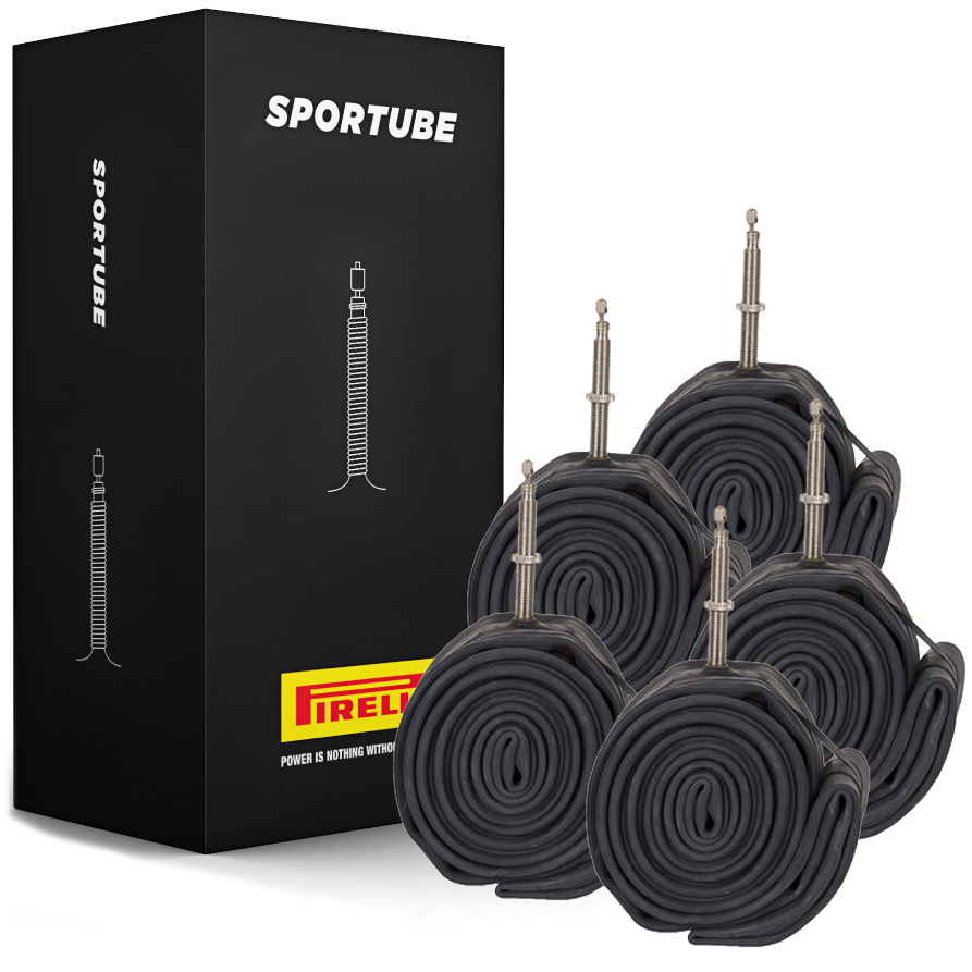 Se Pirelli Sportube MTB - Slange 29 x 2,1-2,3 med 48mm lange racerventil hos Cykelexperten.dk