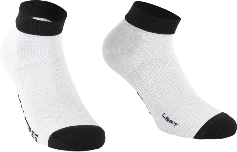 Beklædning - Sokker - Assos RS Socks Superléger low - Hvid