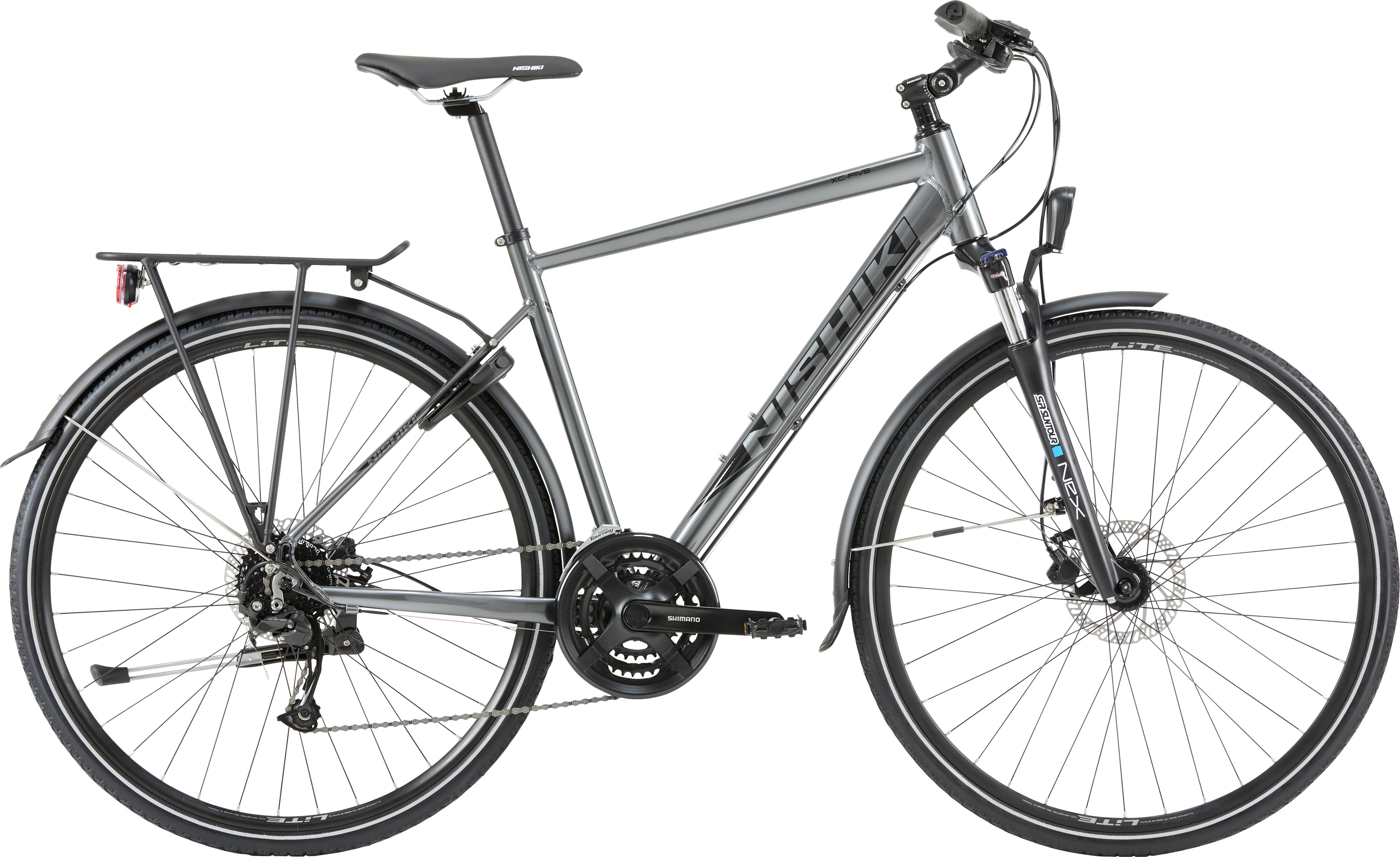 Nishiki XC Five Herre 24g 2026 - Lavagrå