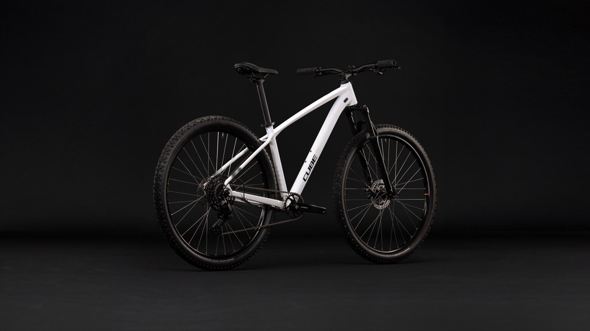 Cykler - Mountainbikes - Cube Aim ONE 29" 2027 - Metallicwhite´n´Black