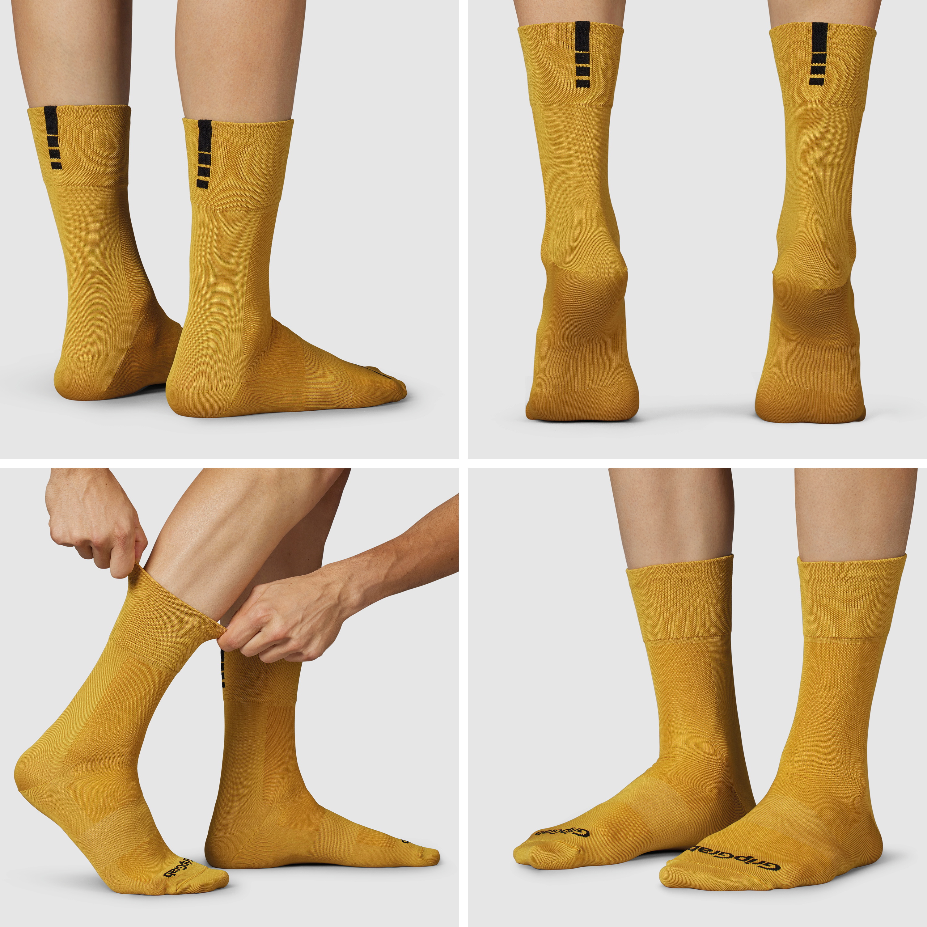 Beklædning - Sokker - GripGrab Lightweight SL Sokker - Mustard Yellow