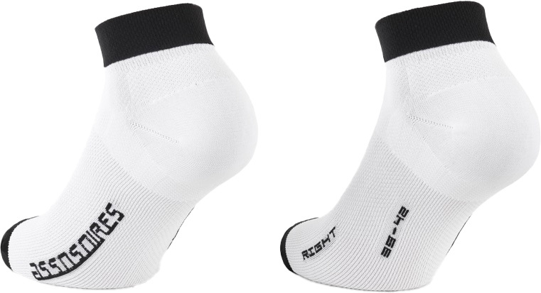 Beklædning - Sokker - Assos RS Socks Superléger low - Hvid