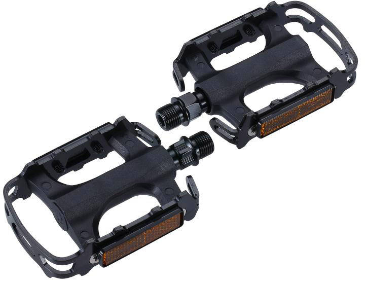 Tilbehør - Pedaler & Klamper - BBB Pedal Mount & Go 2.0 Pedaler Alu - Sort