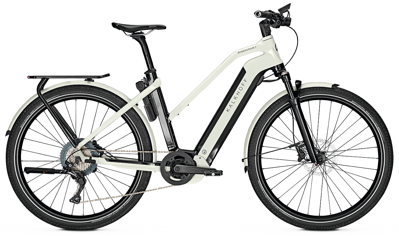 Kalkhoff ENDEAVOUR 7.B ADVANCE Dame 2021 - Hvid - Cykelinfo