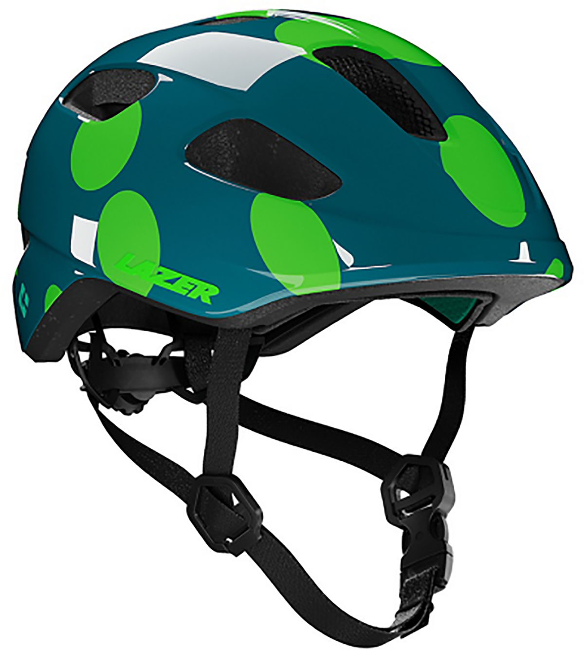 Beklædning - Cykelhjelme - Lazer Nutz 2.0 Kineticore cykelhjelm - Green Dots