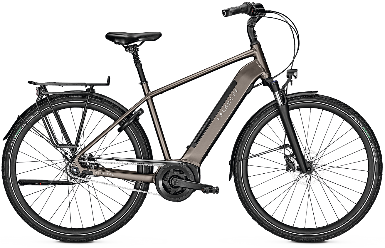 Cykler - Elcykler - Kalkhoff IMAGE 3.B MOVE R 500wh Herre - Grå