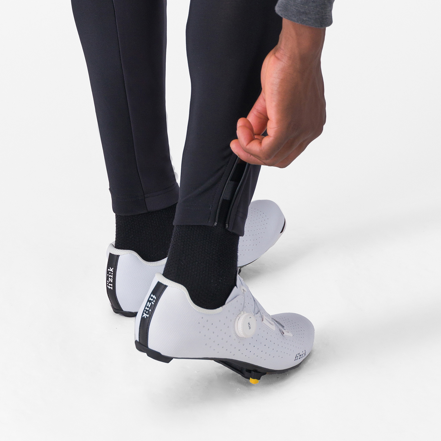 Beklædning - Cykelbukser - Castelli POLARE 4 BIBTIGHT - Black