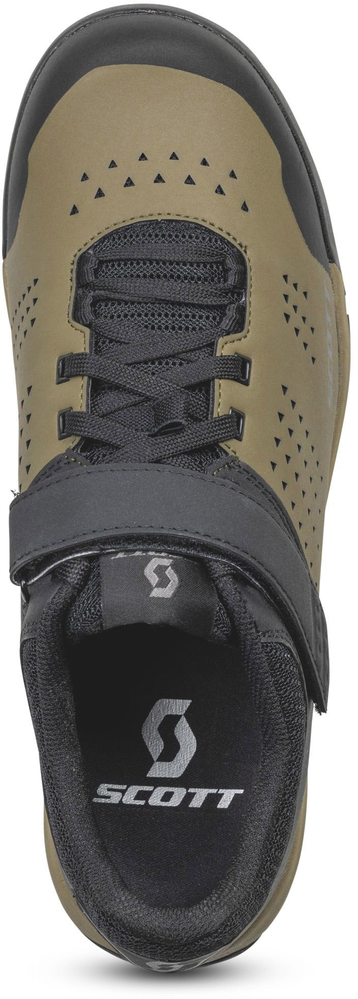 Beklædning - Cykelsko - Scott MTB Shr-alp Lace Strap Cykelsko - Black/Fir Green