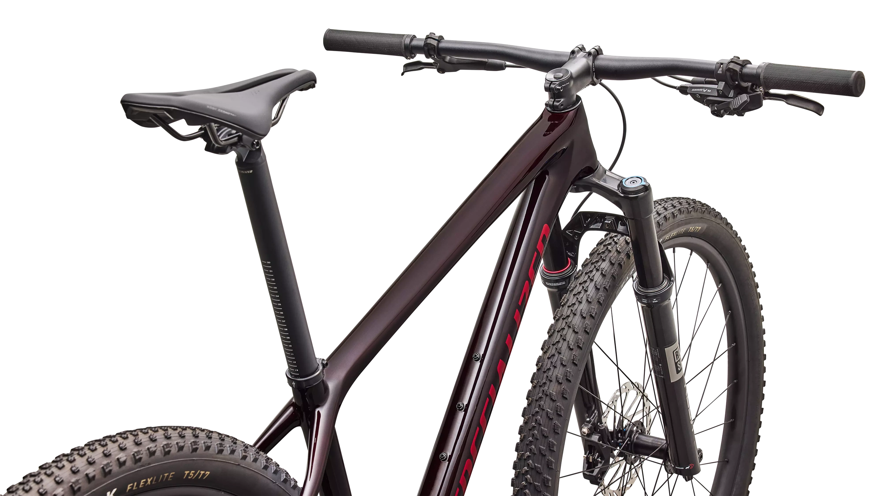 Cykler - Mountainbikes - Specialized Epic Hardtail Comp SRAM Eagle 70, RockShox REBA 2027 - Gloss Red Tint