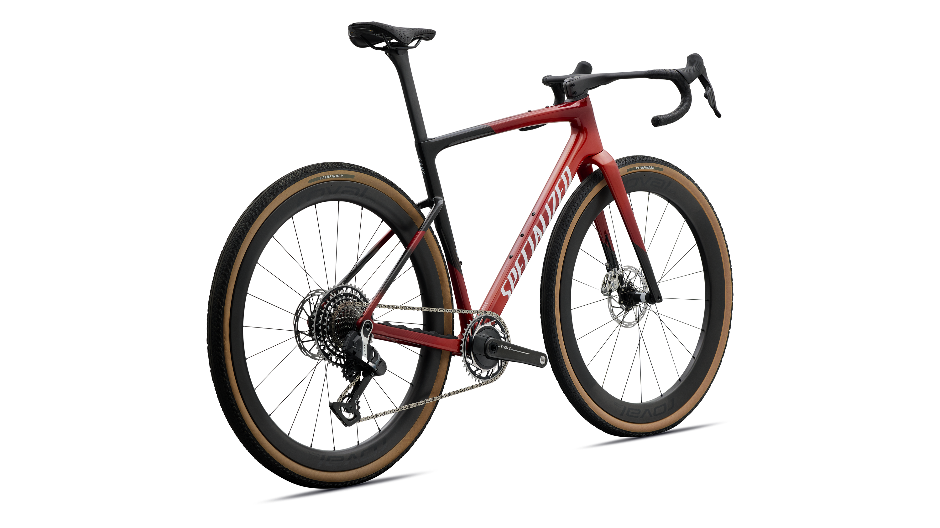 Cykler - Gravel cykler - Specialized Crux 5 S-Level SRAM RED XPLR 2027 - Redwood Metallic/White
