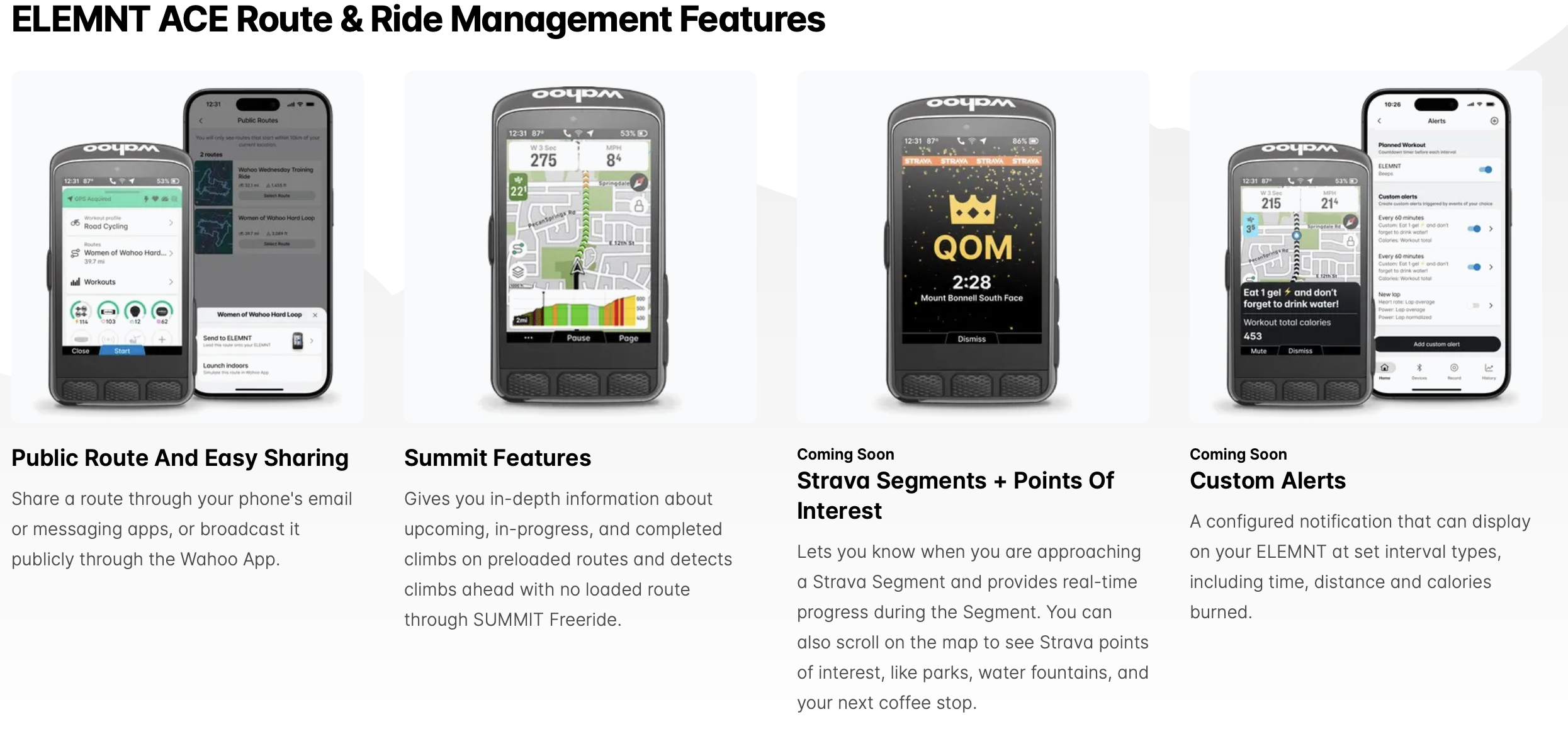 Tilbehør - Cykelcomputer & GPS - Wahoo ELEMNT ACE GPS Cykel Computer
