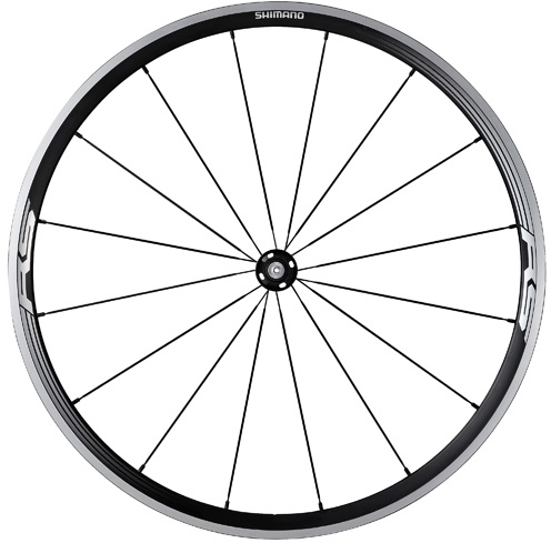 Shimano ForhjulWH-RS330 - Sort