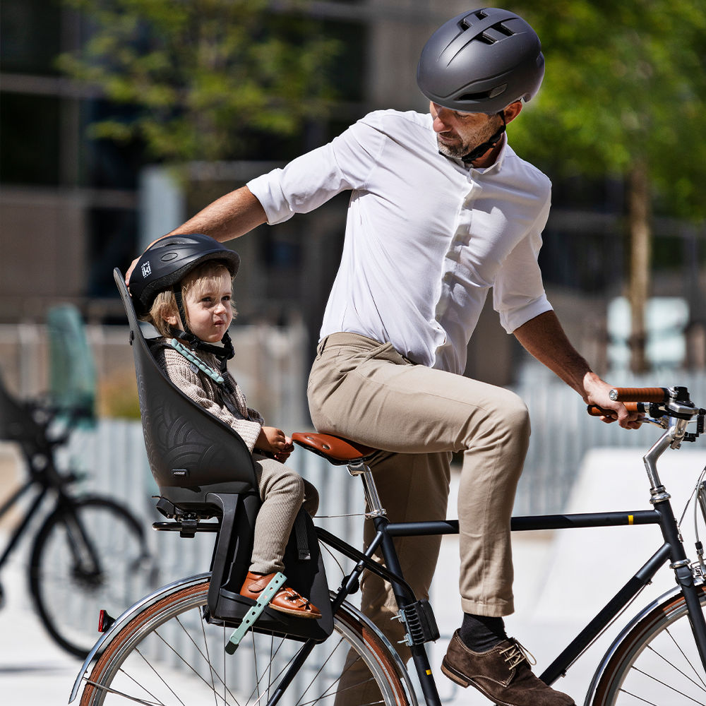 Tilbehør - Cykelstole - Urban Iki Barnestol til stelmontering - 9 mdr til 6 år (til 9-22 kg) - Brun