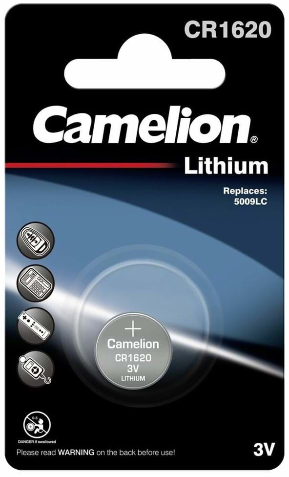 Camelion batteri CR1620 Lithium 3v